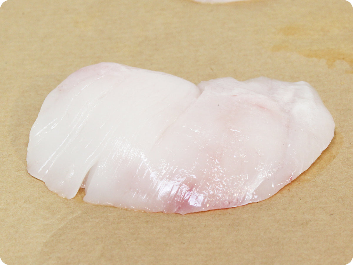 Halibut Cheeks (fresh, wild) by the pound Epicurean Seafood